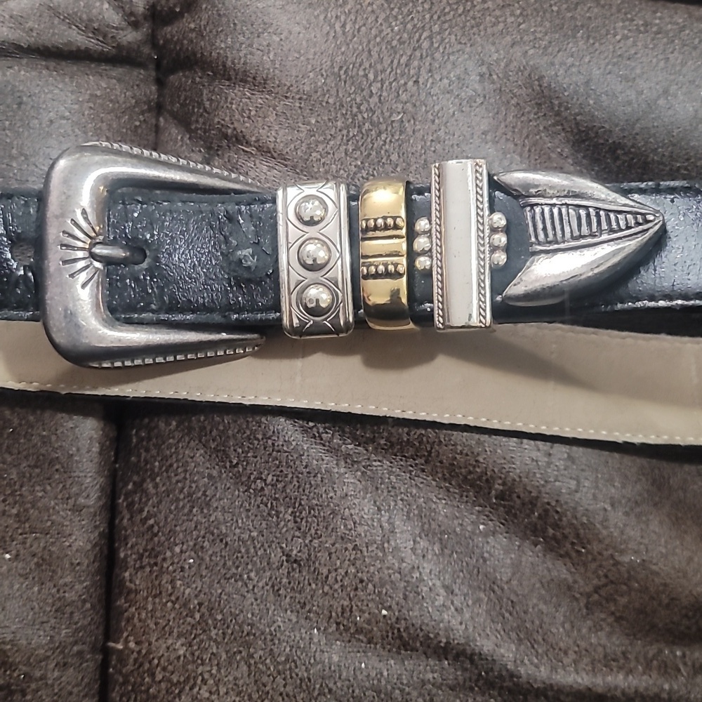 Streetworks vintage silver gold black belt
